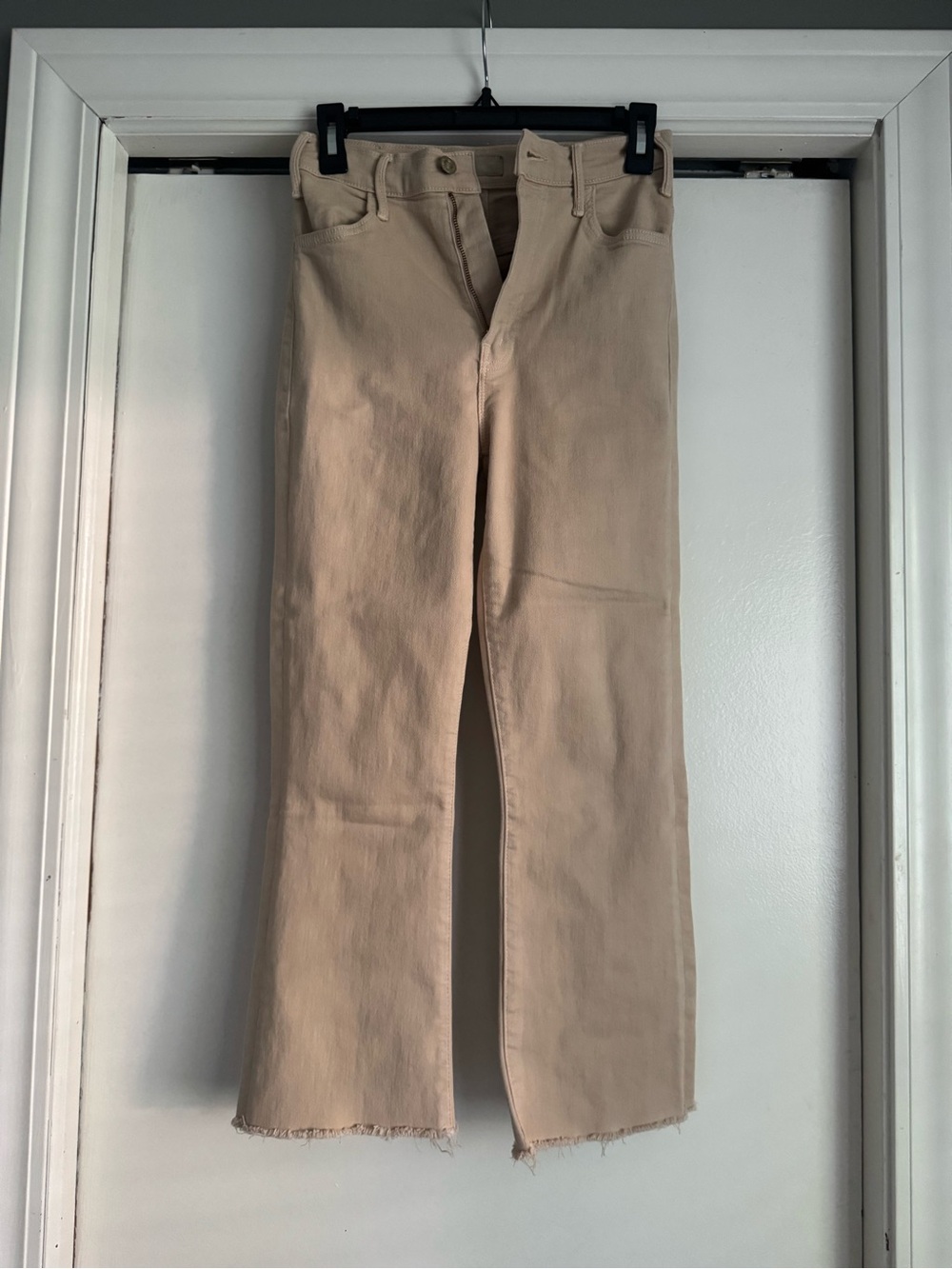 Mother The Hustler Ankle Fray Jeans Size 25